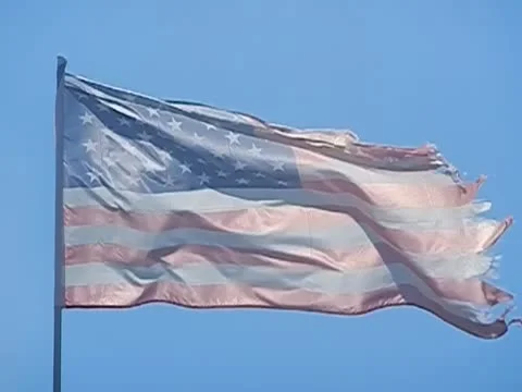US flag. Видео 12035929