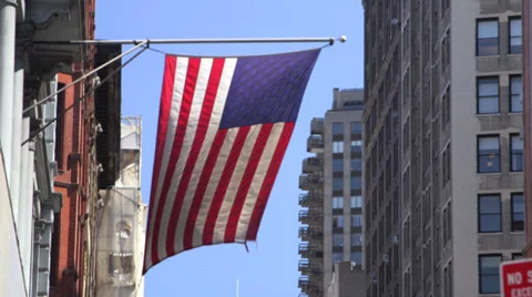 US flag Stock Footage 32240167