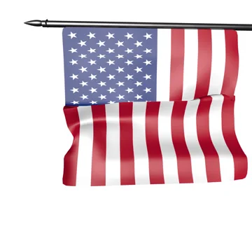Us flag Stock Footage 46511814