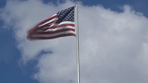US flag Stock Footage 91143969