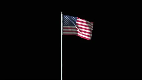 US Flag Video stock 159823366