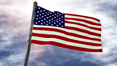 US Flag Stock Footage 170366300