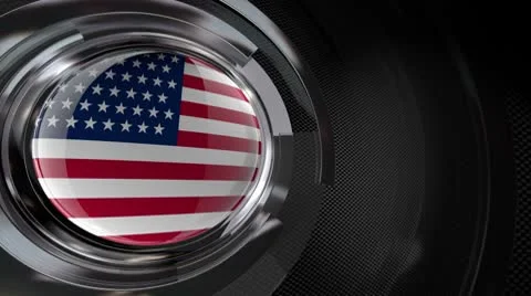 US Flag Hightech Video stock 8957818