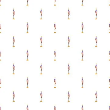 Us flag pattern creating patriotic seamless background Stock Illustration