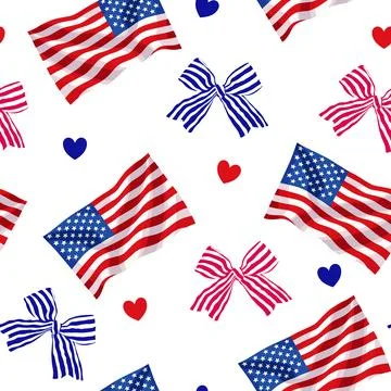The US flag pattern Stock-Illustration