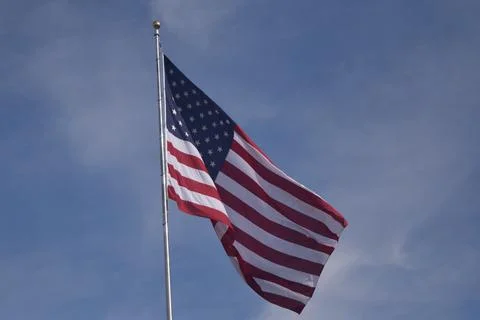 US Flag 스톡 사진