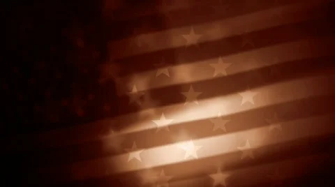 US flag sepia Stock Footage 694743