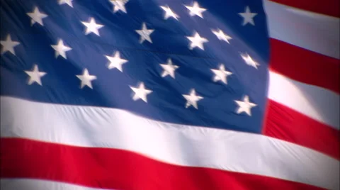 US Flag Waving 動画素材 39963059