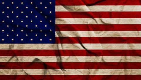 US Flag Waving Stock Photos