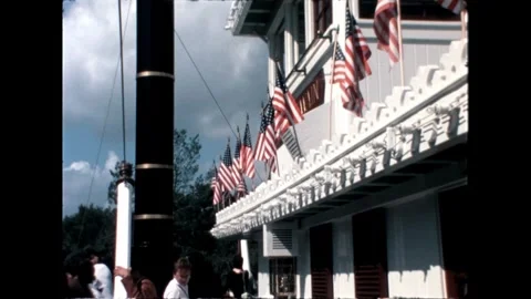 US flags Stock Footage 276289730