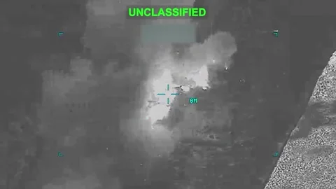 U.S Forces conduct precision strikes against Iranian military targets, Epic Fury Stock Footage 334111962