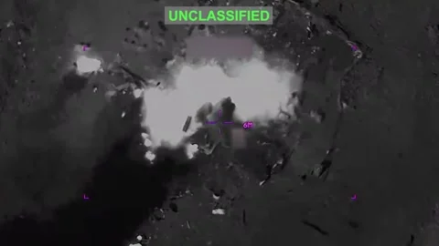 U.S Forces conduct precision strikes against Iranian military targets, Epic Fury Stock Footage 334112065
