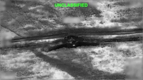 U.S Forces conduct precision strikes against Iranian military targets, Epic Fury Stock Footage 334112072