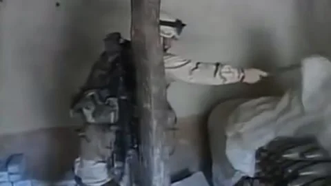 US forces raid villages in hunt for Taliban and Al Qaida elements (5) Video stock 235253226