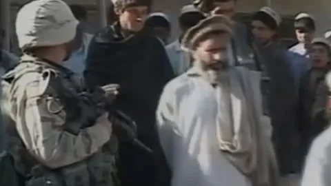 US forces raid villages in hunt for Taliban and Al Qaida elements (7) Video stock 235253423