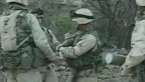 US forces raid villages in hunt for Taliban and Al Qaida elements (9) Video stock 235253516