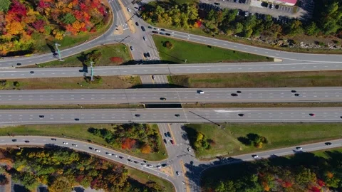 US Highway 3 US-3, Nashua, NH, USA Stock Footage 172048333