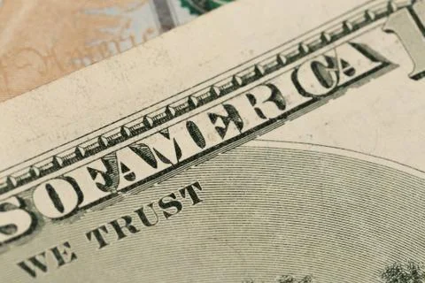 US hundred  Dollar elements , super macro, close up photo Stock Photos