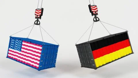 US Import Tarrifs Stock Illustration