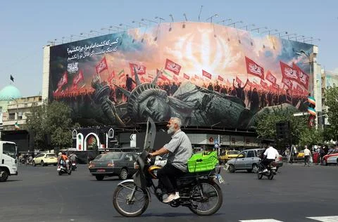 US-Iran tensions continue amid diplomatic efforts, Tehran, Iran Islamic Republic Stock Photos