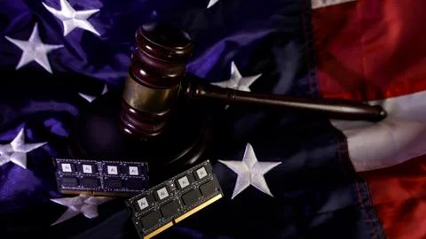US justice system regulating artificial intelligence technology Stock Photos