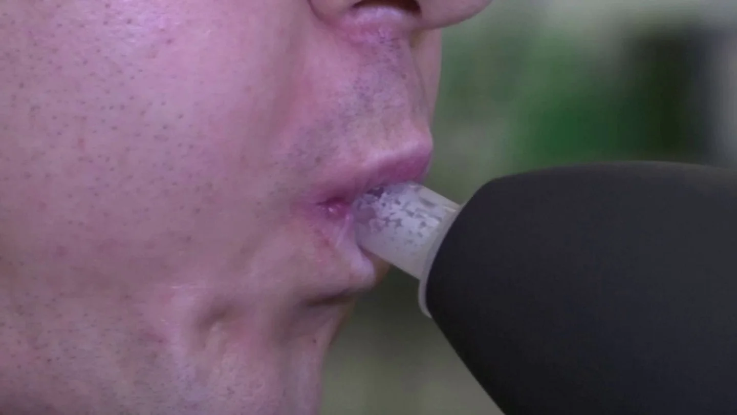 U.s. Lab Hopes Repurposed Marijuana Breathalyzer Can Detect Covid-19 'Supe... Stock Footage