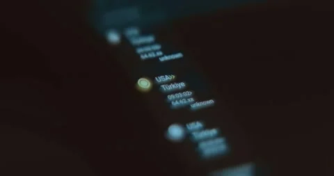 The US is launching a cyber attack against Turkey Stock-Footage 322618632