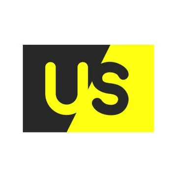 US logo, monogram, vector Illustration