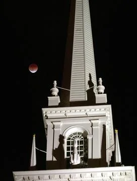 Us Lunar Eclipse - Nov 2003 Fotos Stock