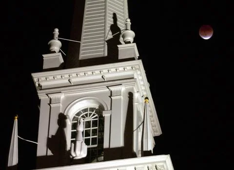 Us Lunar Eclipse - Nov 2003 Stock Photos