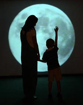 Us Lunar Eclipse - Oct 2004 Stock Photos