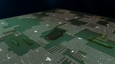 US Map 02 Stockbeeldmateriaal 168901882