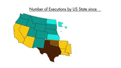 US map executions Video stock 134398872