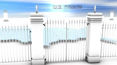 US Map Prison Concept HD Stock Footage 41268765