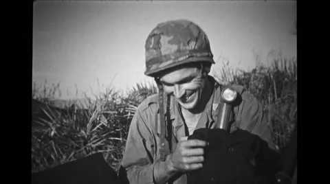 U.S. Marine Corps in Vietnam Stock Footage