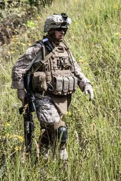 US marine Stock Photos