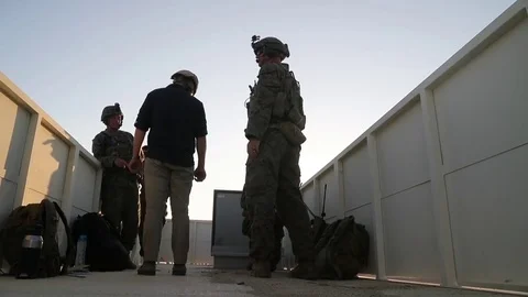 US Marines Air Support Tactics (AST-3) Training Stock Footage 81437885