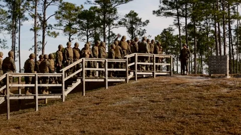 U.S Marines attend Basic Combat Engineer Course - 2017 스톡 동영상 92310617