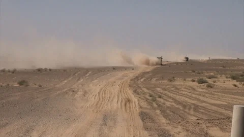 U.S. Marines conduct a combat logistics patrol to Forward Operating Base - 2013 Stock Footage 103269849