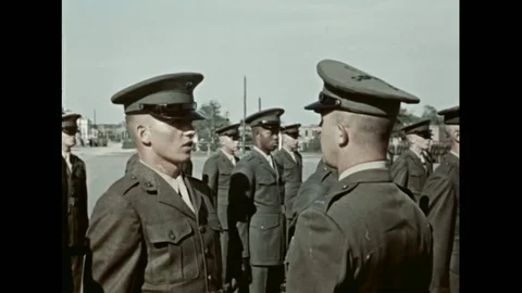 U.S. Marines Recruits Attend The Final Review Day Graduation Event Video stock 126545963