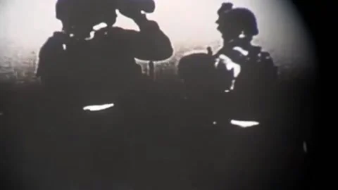 US marines securing Taliban town come under fire (15) Stock Footage 237689219