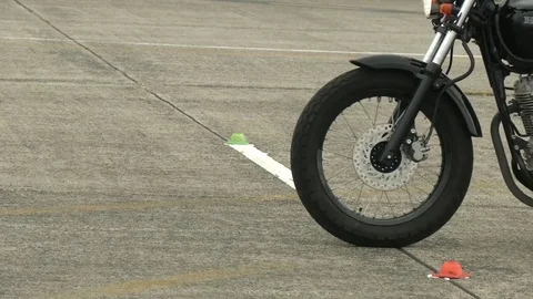 US Marines take basic motorcycle rider course in Iwakuni, Japan Video stock 81432224