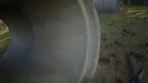 U.S. Marines undergo basic training on an obstacle course. Stock Footage 74813381