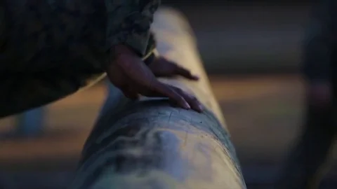 U.S. Marines undergo basic training. 스톡 동영상 84329348