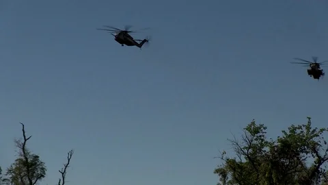 US Marines assigned to MRF-D conduct heliborne assault training - 2014 Stock Footage 100750921