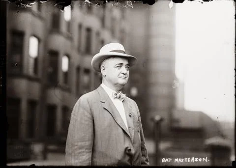 US Marshal Bat Masterson. Foto stock