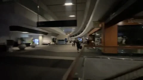 US: Massive Power Outage Reported At San Francisco International Airport 2 Video stock 243917608