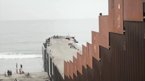 Us Mex Border 1 Stock Footage 10895602