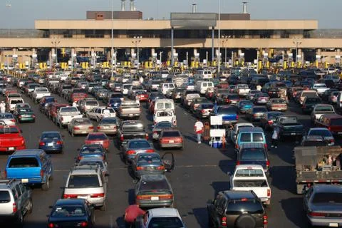 Us mexican border Foto stock