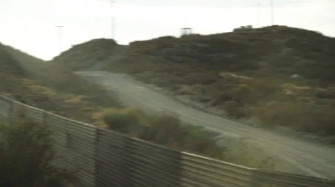 US-Mexican Border, Tecate Mexico Stock Footage 29402135